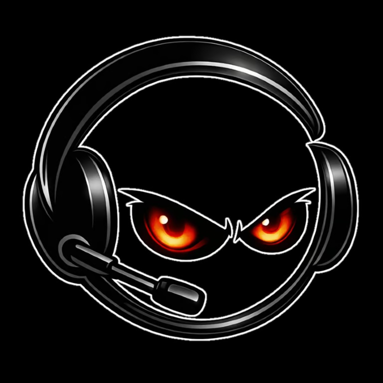 RF Gaming headset mascot