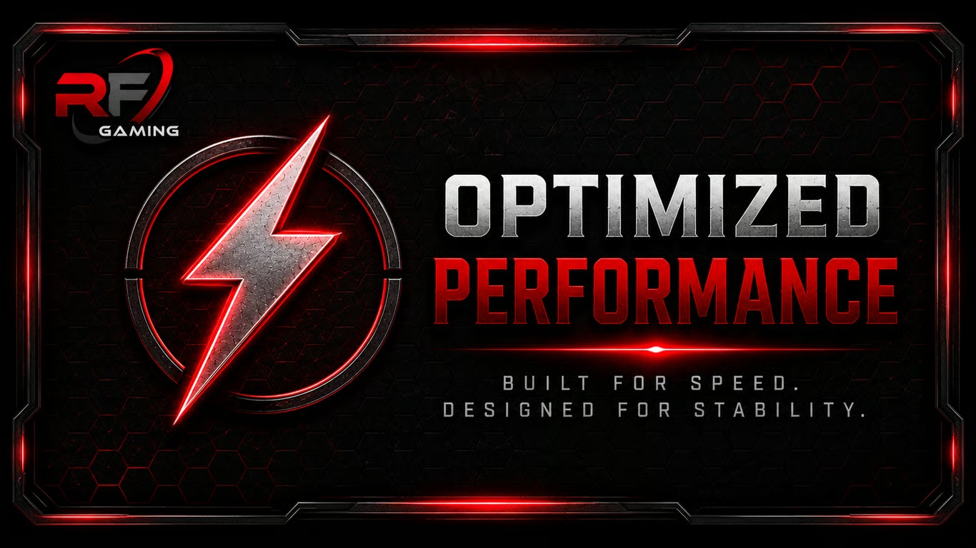 Optimized performance, built for speed and stability